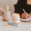 In My Teacher Era Soy Candle - Distractions Clothing