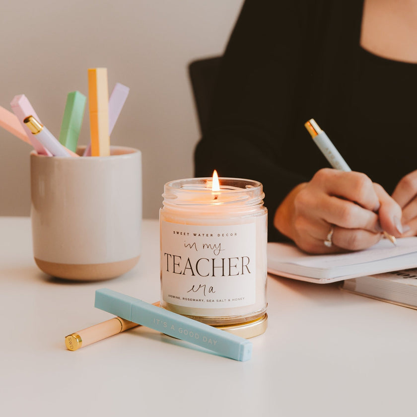 In My Teacher Era Soy Candle - Distractions Clothing