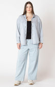 Jacey Knit Denim Shirt - Distractions Clothing