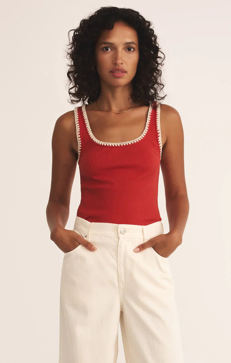 Jaidyn Rib Tank - Distractions Clothing