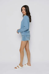 Jenna Luxe Fleece Crew - Distractions Clothing