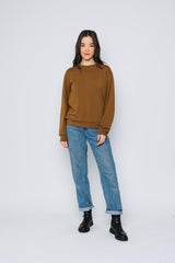 Jenna Luxe Fleece Crew - Distractions Clothing