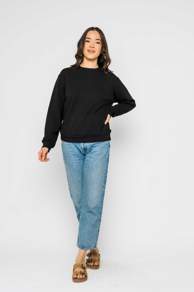 Jenna Luxe Fleece Crew - Distractions Clothing