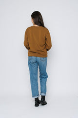 Jenna Luxe Fleece Crew - Distractions Clothing