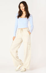 Jess Pointelle Sweater - Distractions Clothing