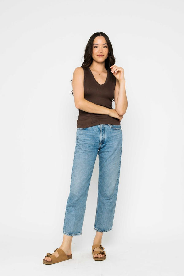 Joelle V - neck Tank Top - Distractions Clothing