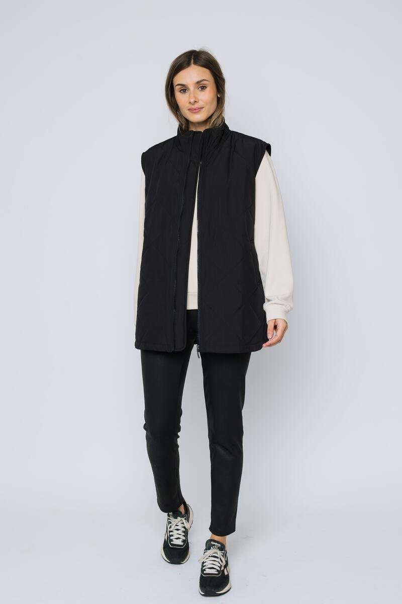 Jules Quilted Vest - Distractions Clothing