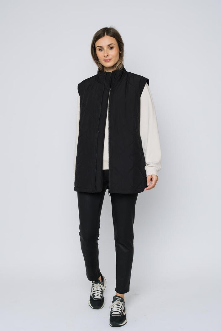 Jules Quilted Vest - Distractions Clothing
