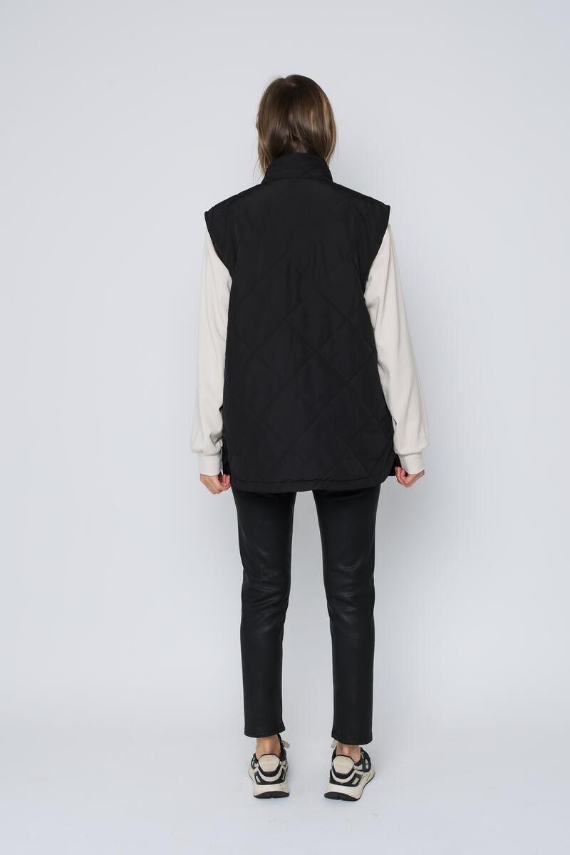 Jules Quilted Vest - Distractions Clothing