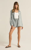 Kaili Button Up Gauze Top - Distractions Clothing