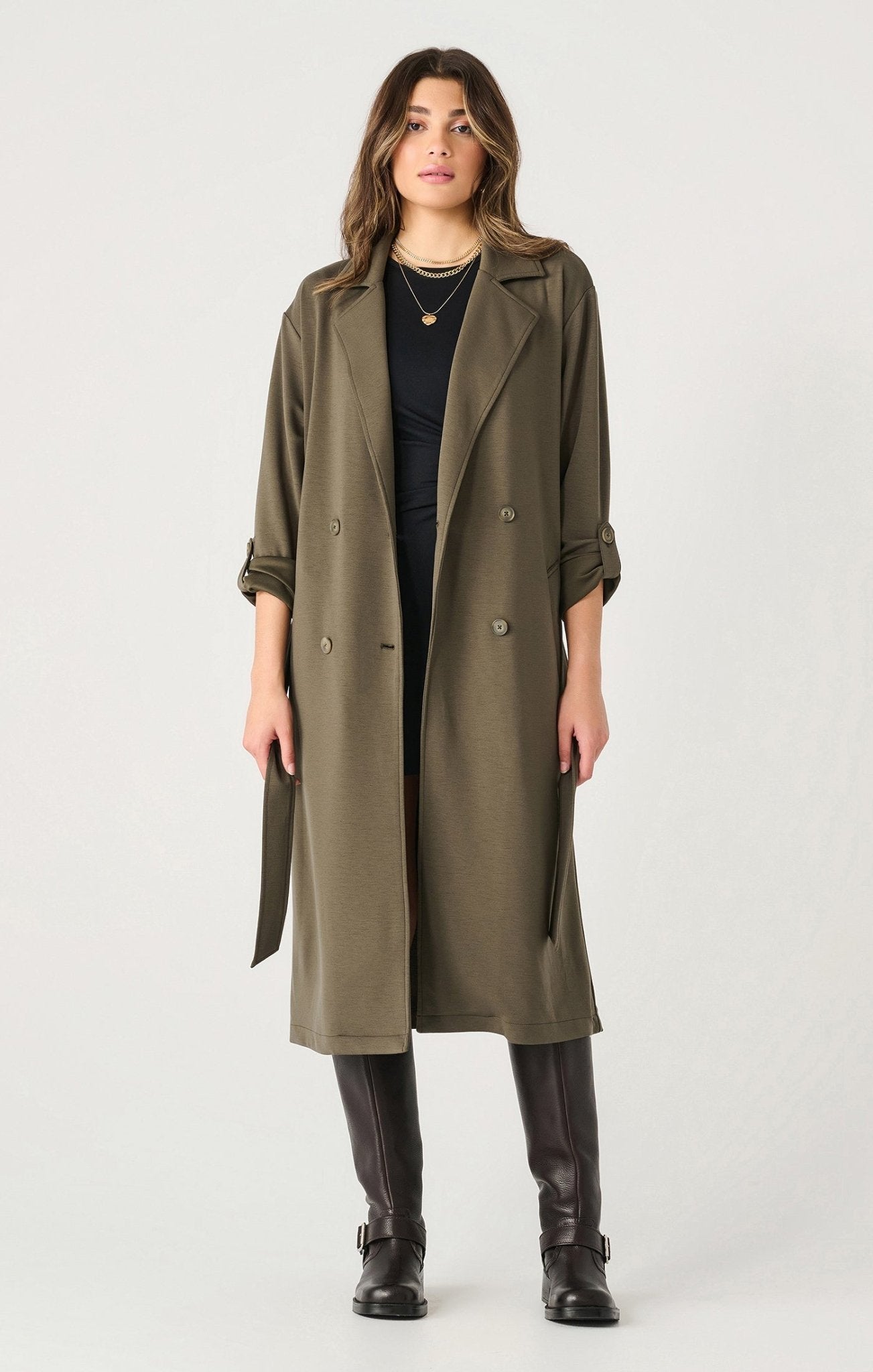 Katie Trench Coat - Distractions Clothing