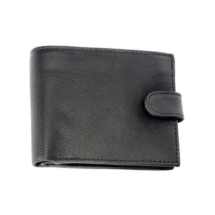 Kennedy RFID Slim Leather Wallet - Distractions Clothing