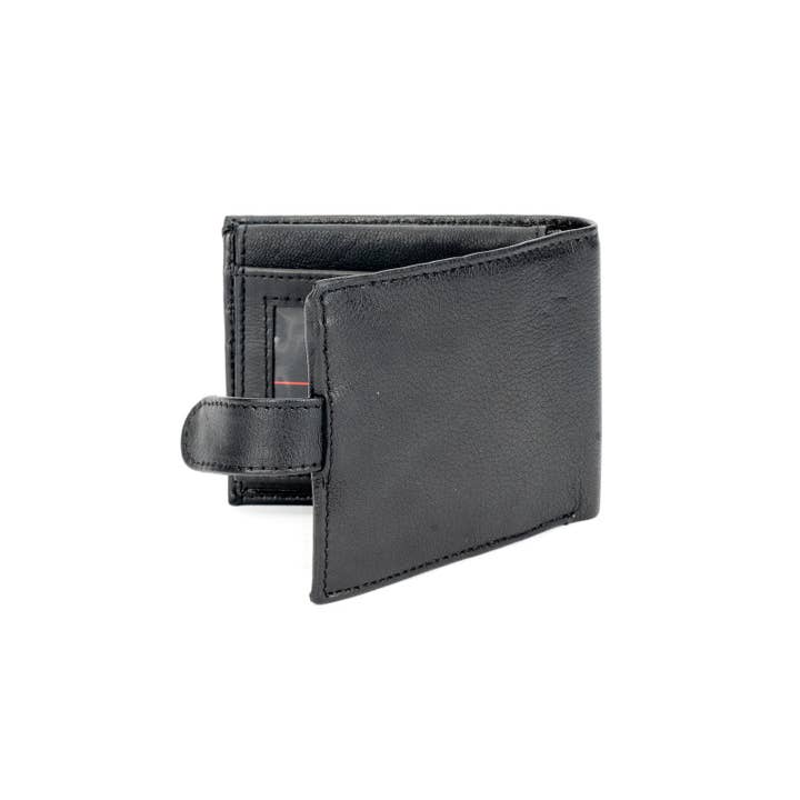 Kennedy RFID Slim Leather Wallet - Distractions Clothing