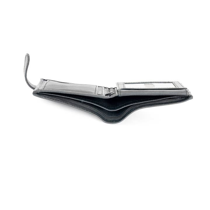 Kennedy RFID Slim Leather Wallet - Distractions Clothing