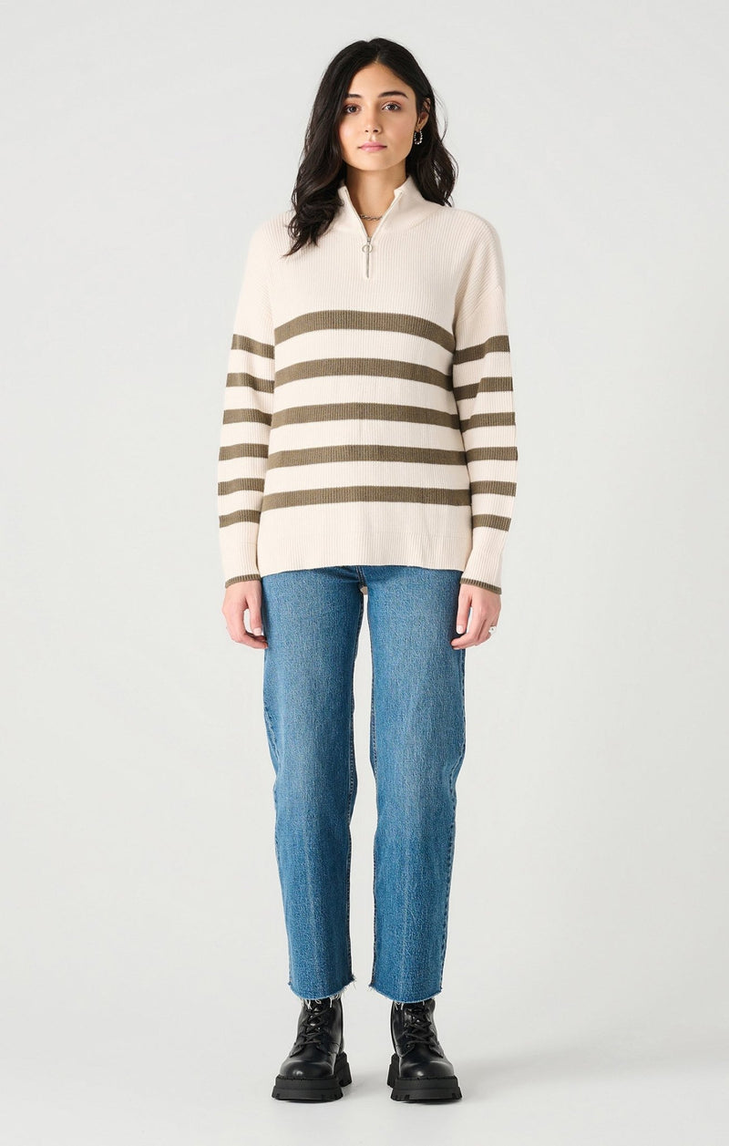 Kenzie Half Zip Sweater - Distractions Clothing