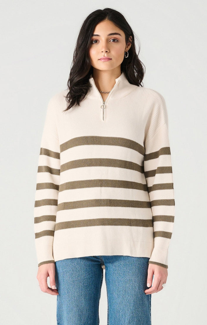 Kenzie Half Zip Sweater - Distractions Clothing