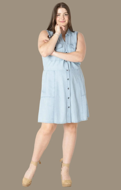 Lacey Curvy Dress - Distractions Clothing