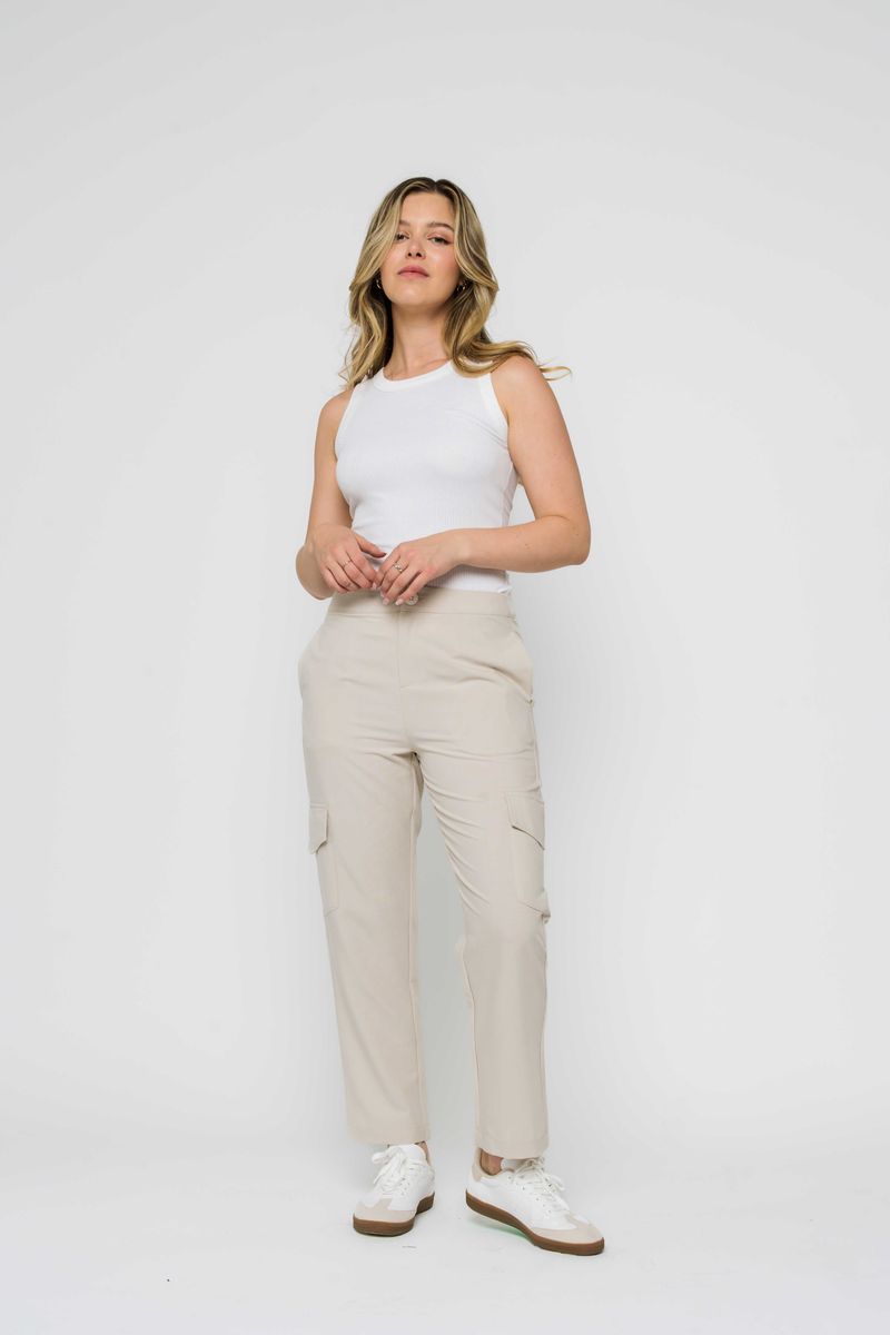 Laurel Slim Cargo Pant - Distractions Clothing