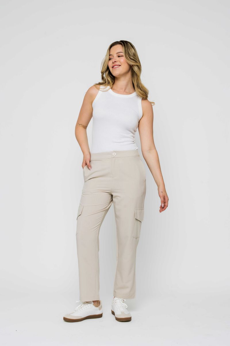Laurel Slim Cargo Pant - Distractions Clothing