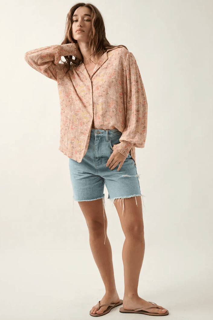 Lavender Blouse - Distractions Clothing