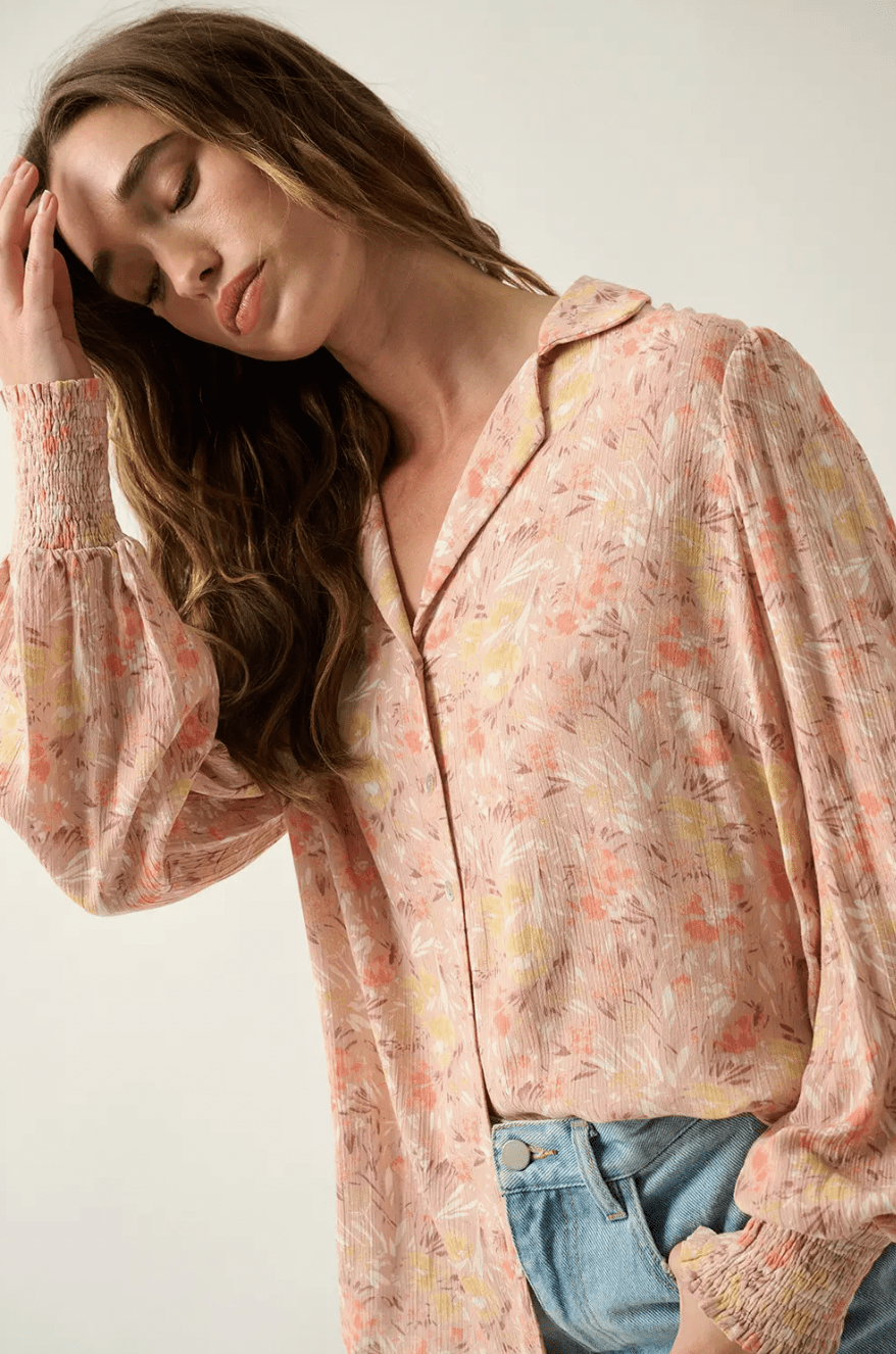 Lavender Blouse - Distractions Clothing