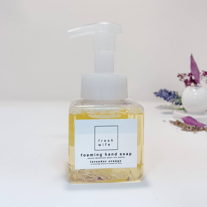 Lavender Orange Foaming Soap - Distractions Clothing