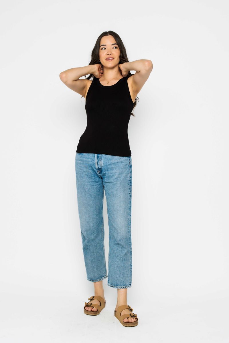 Leanne Crew Neck Tank - Distractions Clothing