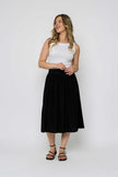 Lina Eyelet Midi Skirt - Distractions Clothing