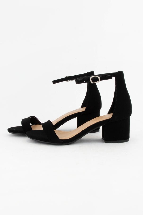 Lisa Ankle Strap Heel - Distractions Clothing