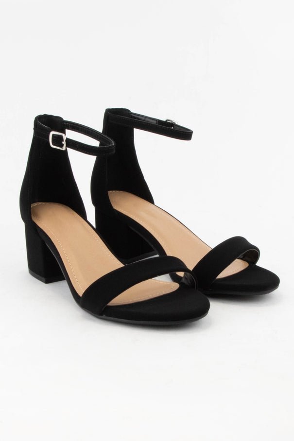 Lisa Ankle Strap Heel - Distractions Clothing