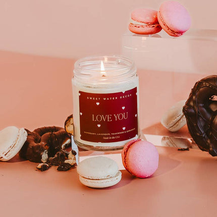 Love You Soy Candle - Distractions Clothing