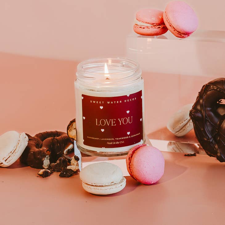 Love You Soy Candle - Distractions Clothing