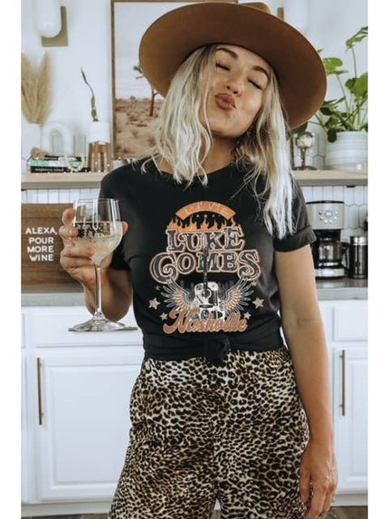 Luke Combs Graphic Tee - Distractions Clothing