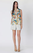 Magnolia Printed Blouse - Distractions Clothing