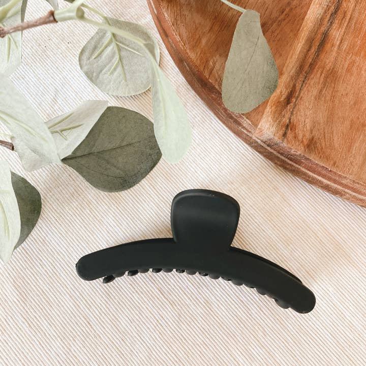 Matte Moon Claw Clip - Distractions Clothing