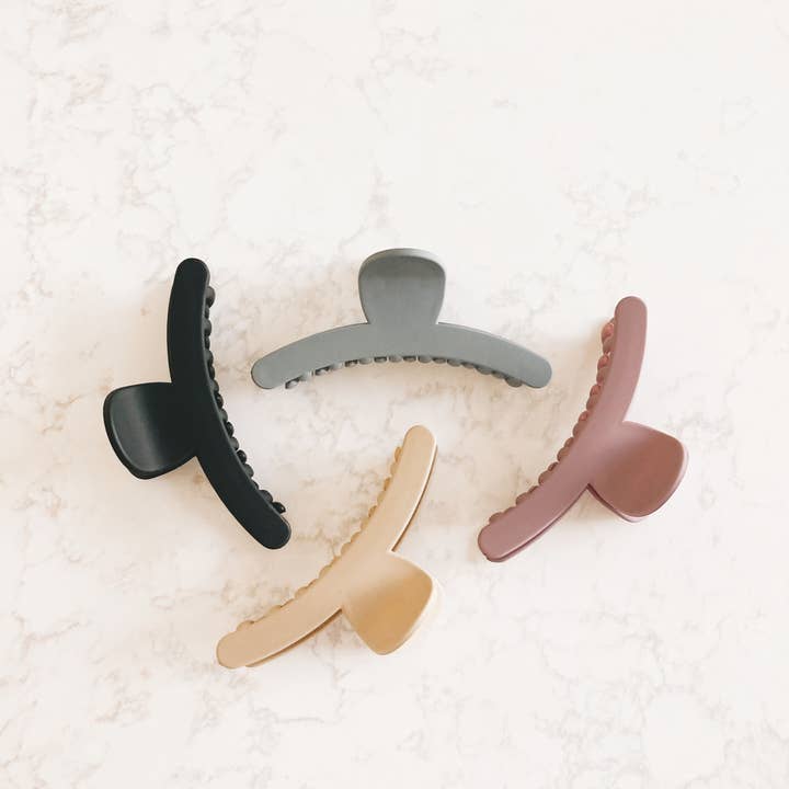 Matte Moon Claw Clip - Distractions Clothing