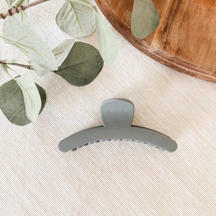 Matte Moon Claw Clip - Distractions Clothing