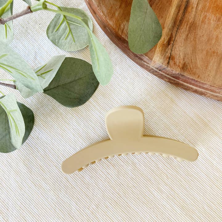 Matte Moon Claw Clip - Distractions Clothing