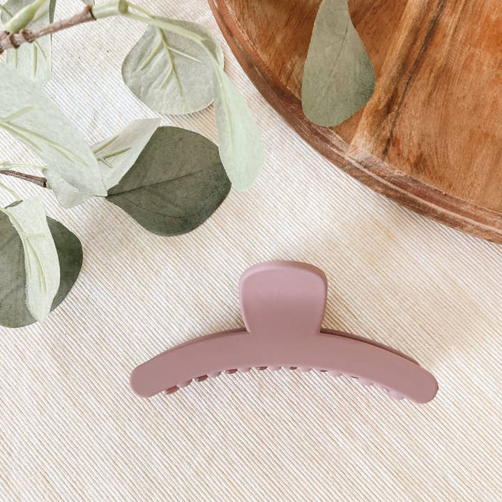 Matte Moon Claw Clip - Distractions Clothing