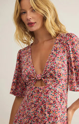 Mavis Dulce Floral Midi Dress - Distractions Clothing