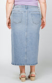 Maya Curvy Denim Skirt - Distractions Clothing