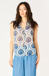 Medallion Blouse - Distractions Clothing