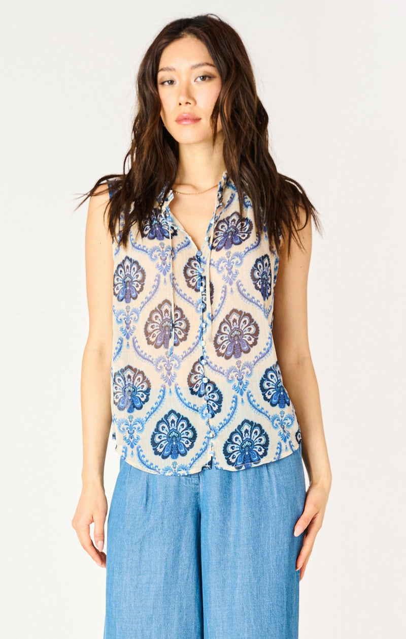Medallion Blouse - Distractions Clothing