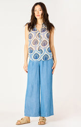 Medallion Blouse - Distractions Clothing