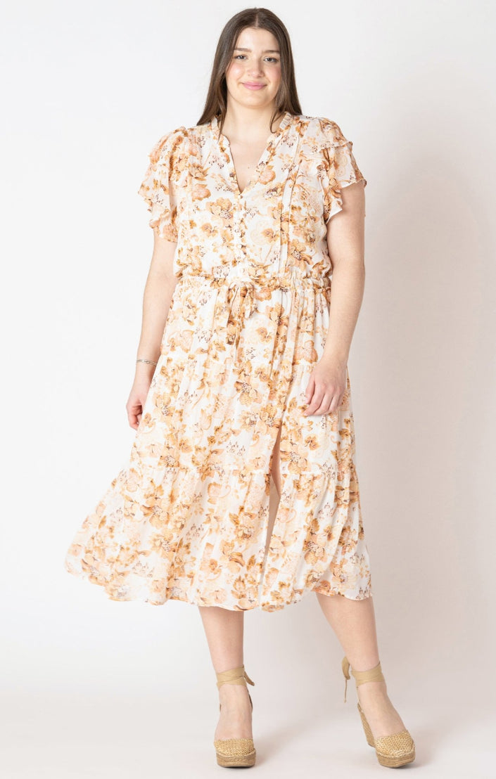 Melody Curvy Midi Dress - Distractions Clothing