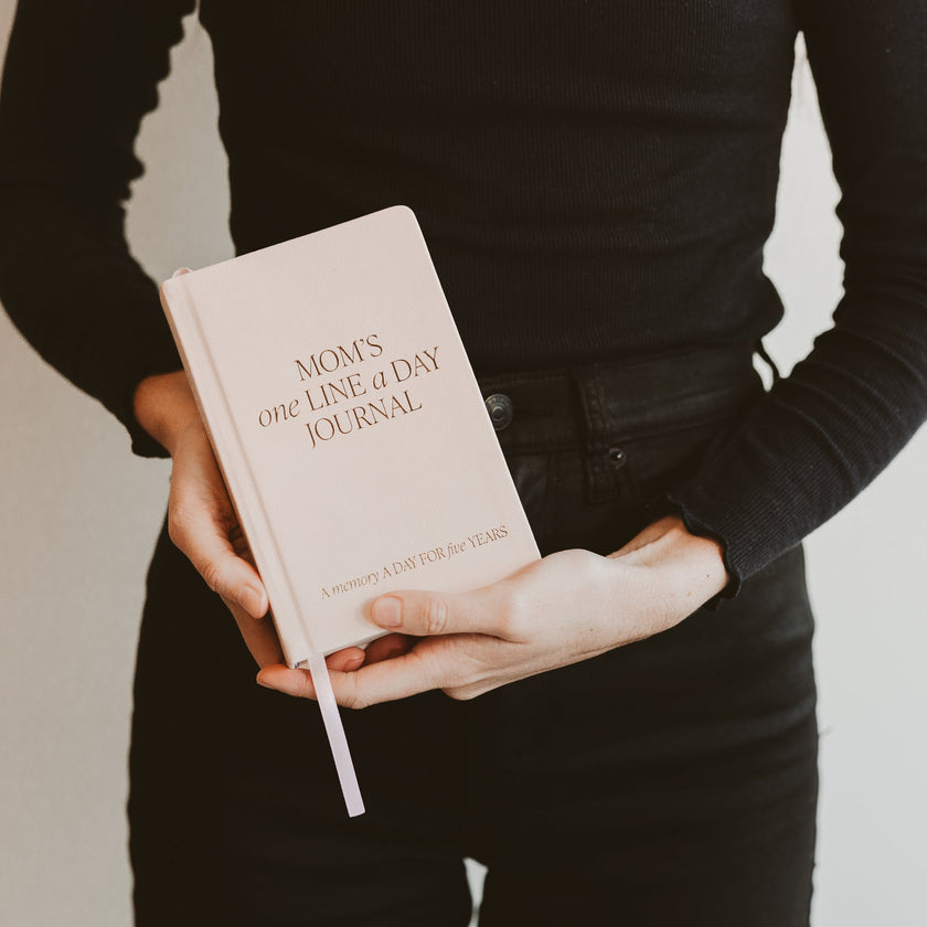 Mom's One Line A Day Leather Journal - Distractions Clothing