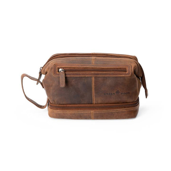 Napier Men's Leather Toiletry Bag - Distractions Clothing