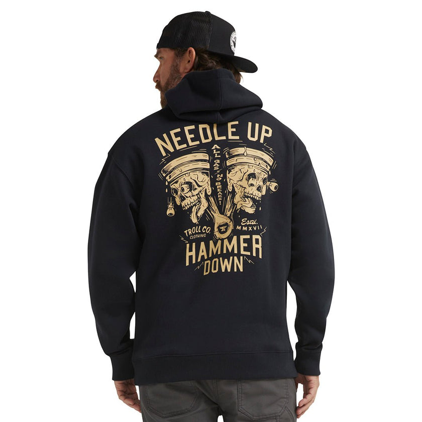 Needle Up Hammer Down Hoodie - Distractions Clothing