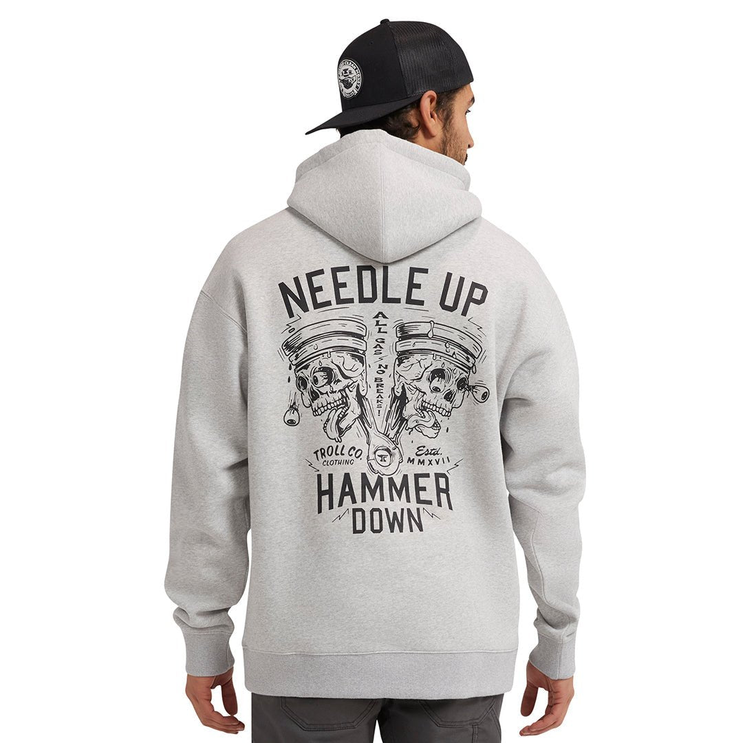 Needle Up Hammer Down Hoodie - Distractions Clothing