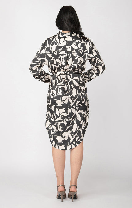 Olivia Belted Shirt Dress - Distractions Clothing